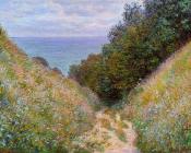 克劳德 莫奈 : The Path at La Cavee, Pourville
